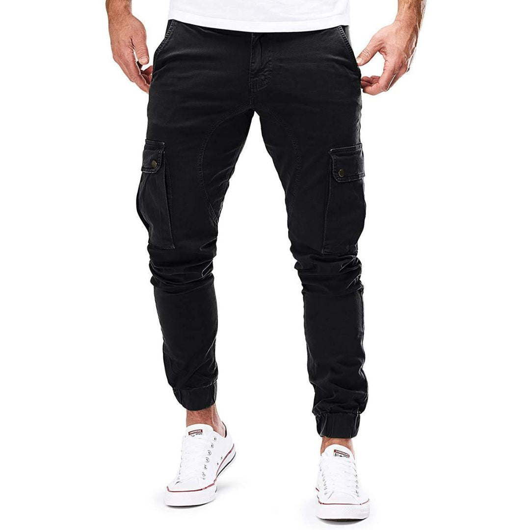 Herren Jogger Stretch Cargohose Slim Fit - BerlinGlamour