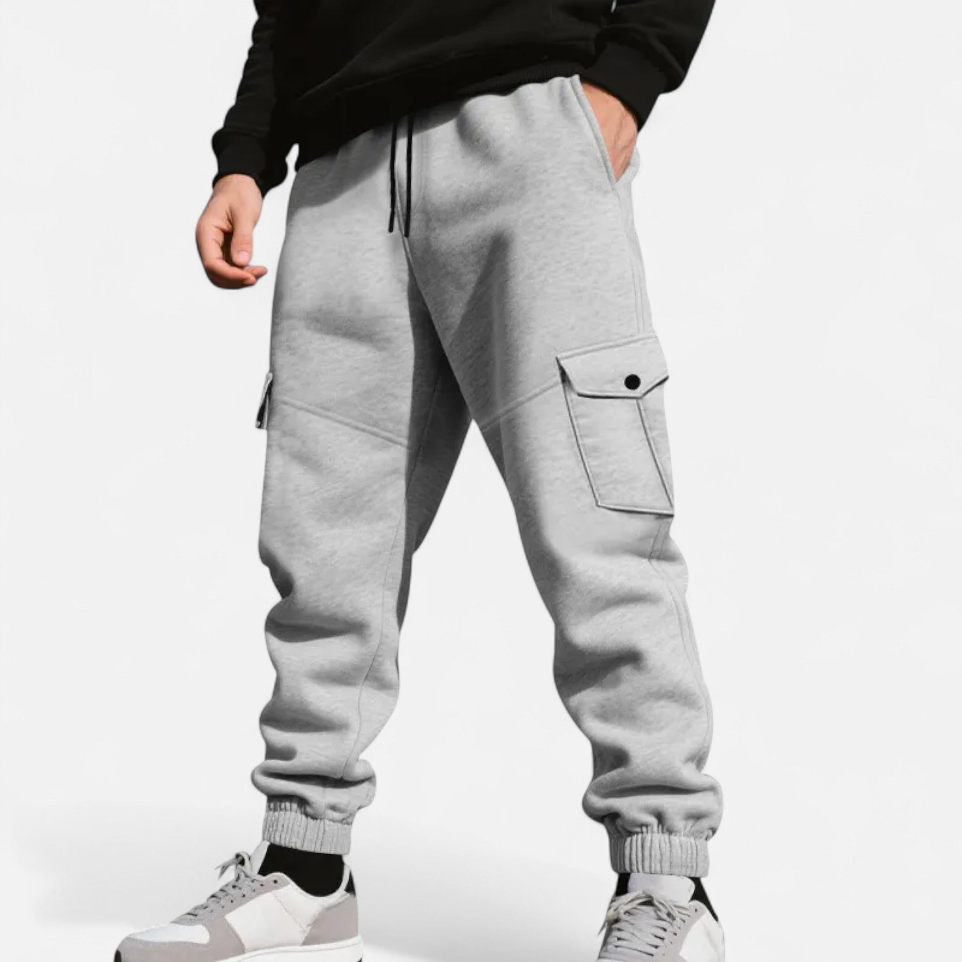 Herren Cargo Joggers Bequem Mit Kordelzug - BerlinGlamour