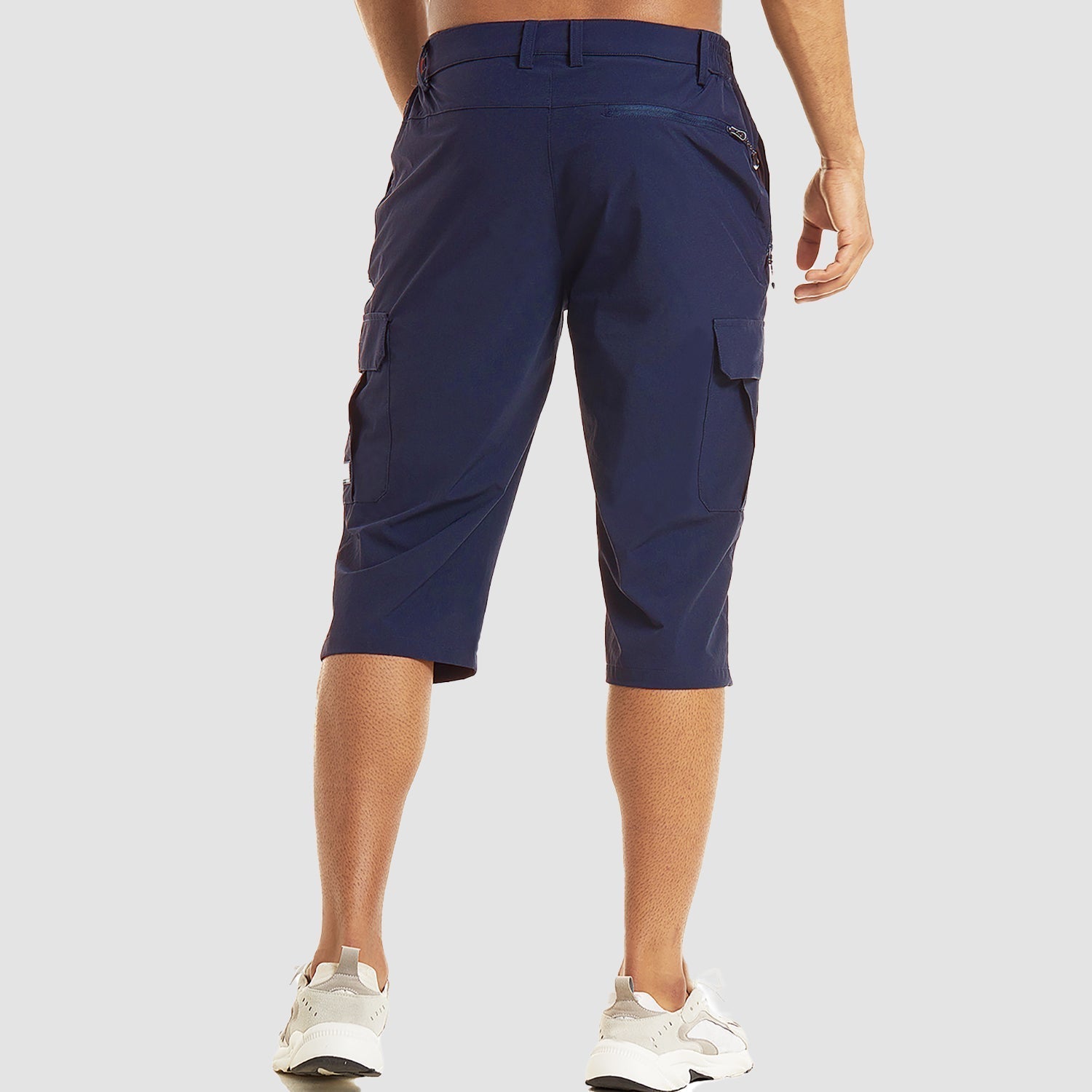 Cargo-Shorts – schnell trocknende lange Shorts für Herren – Caprihosen-Chaps Herrenmode