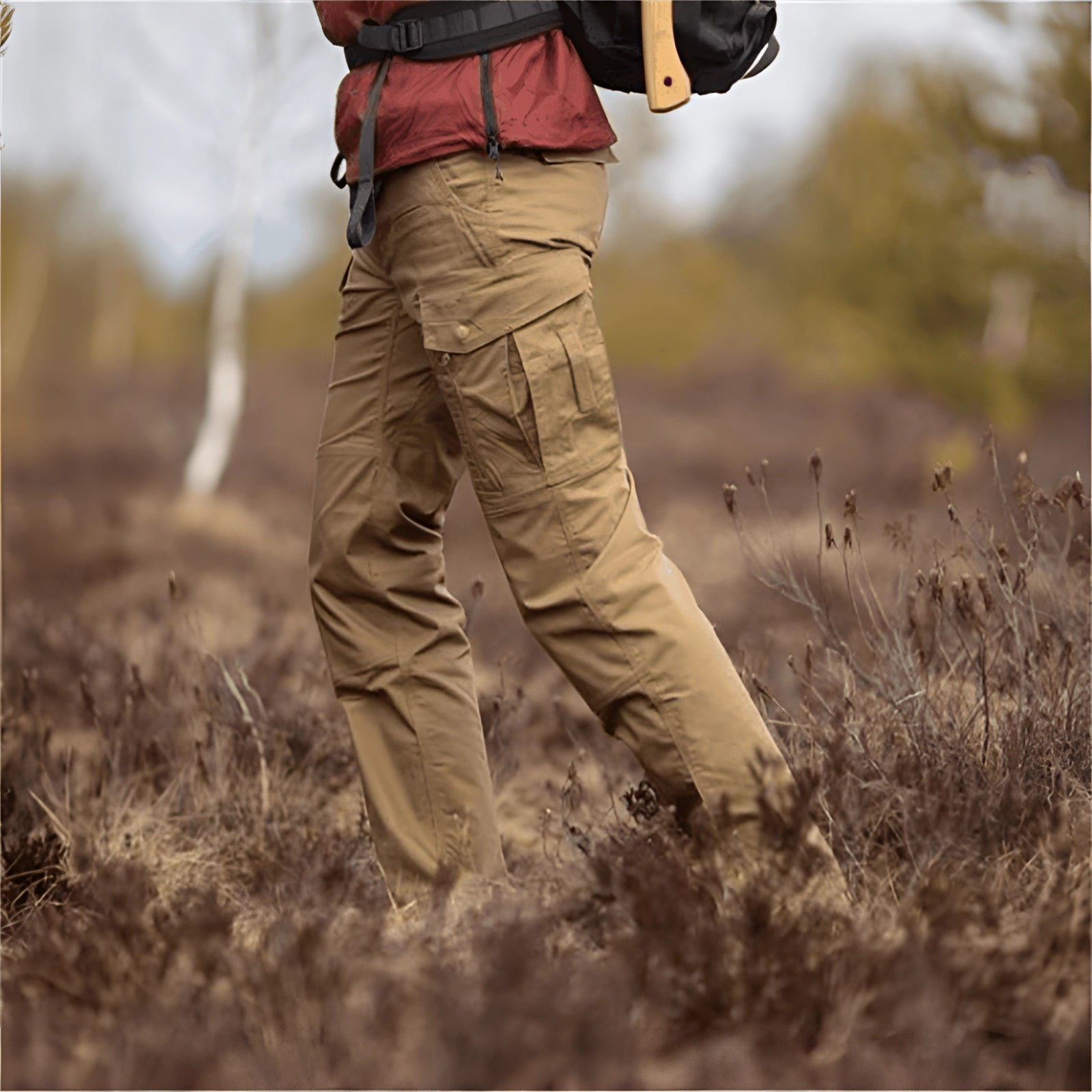 Herren Cargohose Gerade Bein Taktisch Outdoor Hose - BerlinGlamour