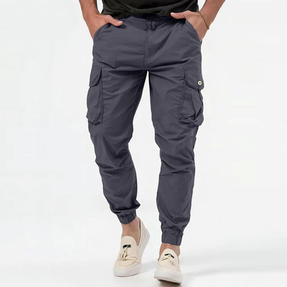 Cargohose Herren Bequem Viel Taschen - BerlinGlamour
