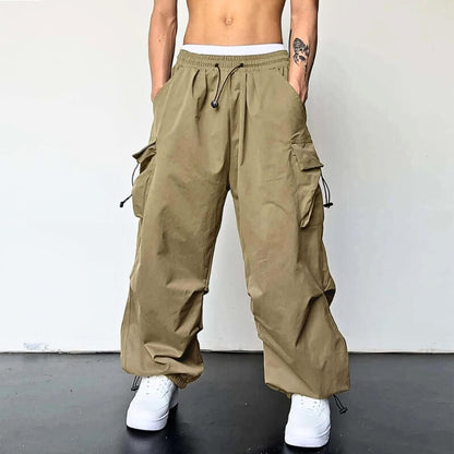 Herren Cargohose Bequem Elastisch Baggy - BerlinGlamour