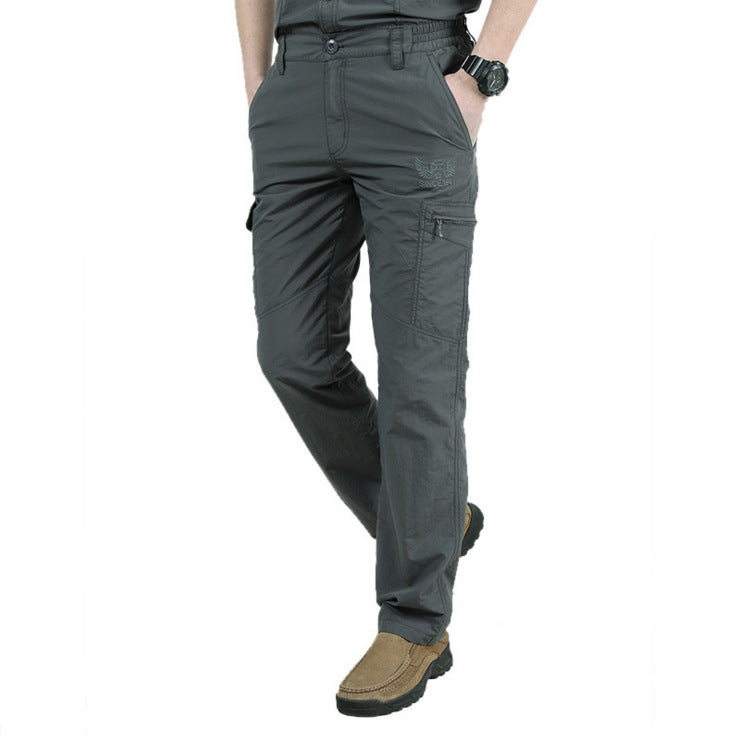 Herrenhosen Tactical Cargohose Elastisch Gerades Bein - BerlinGlamour