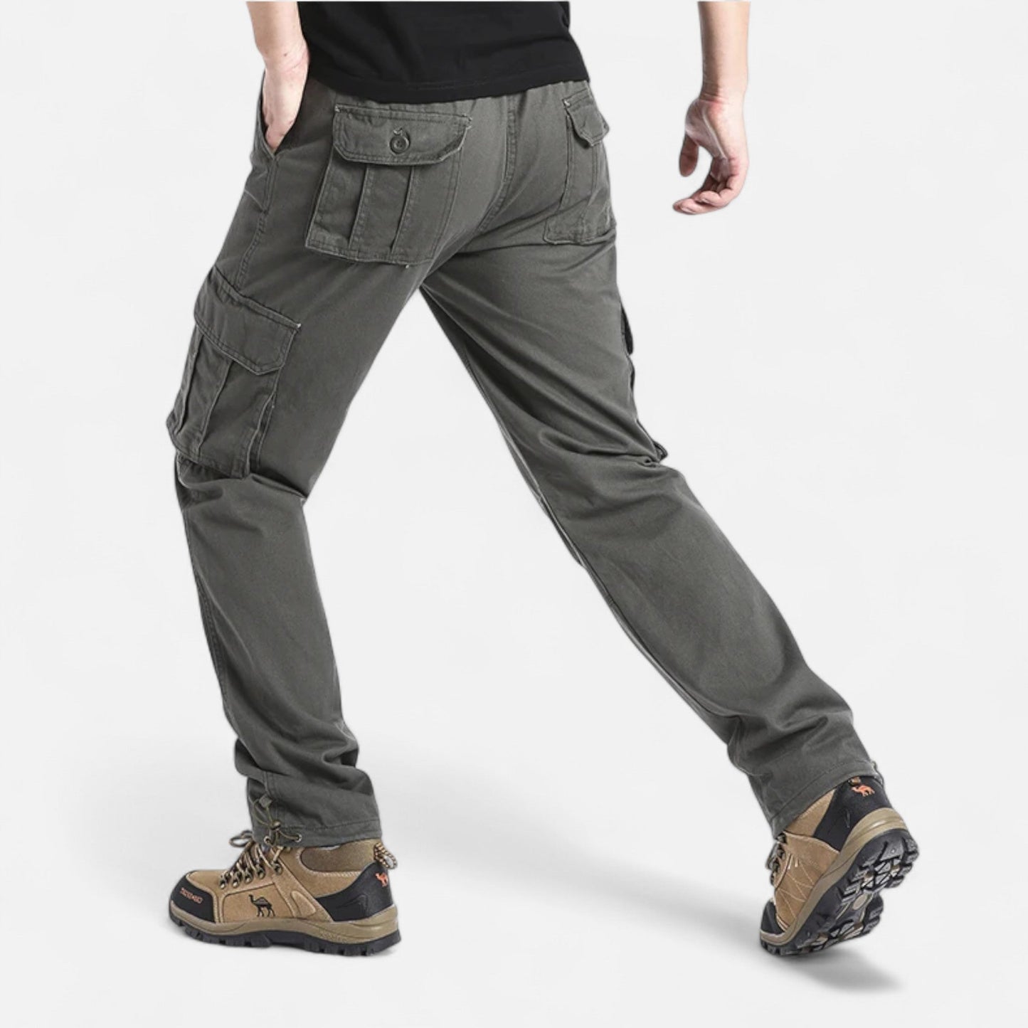 Cargohosen – Lässig – Gerades Bein – Taktische Hosen – Herrenhosen-Chaps Herrenmode