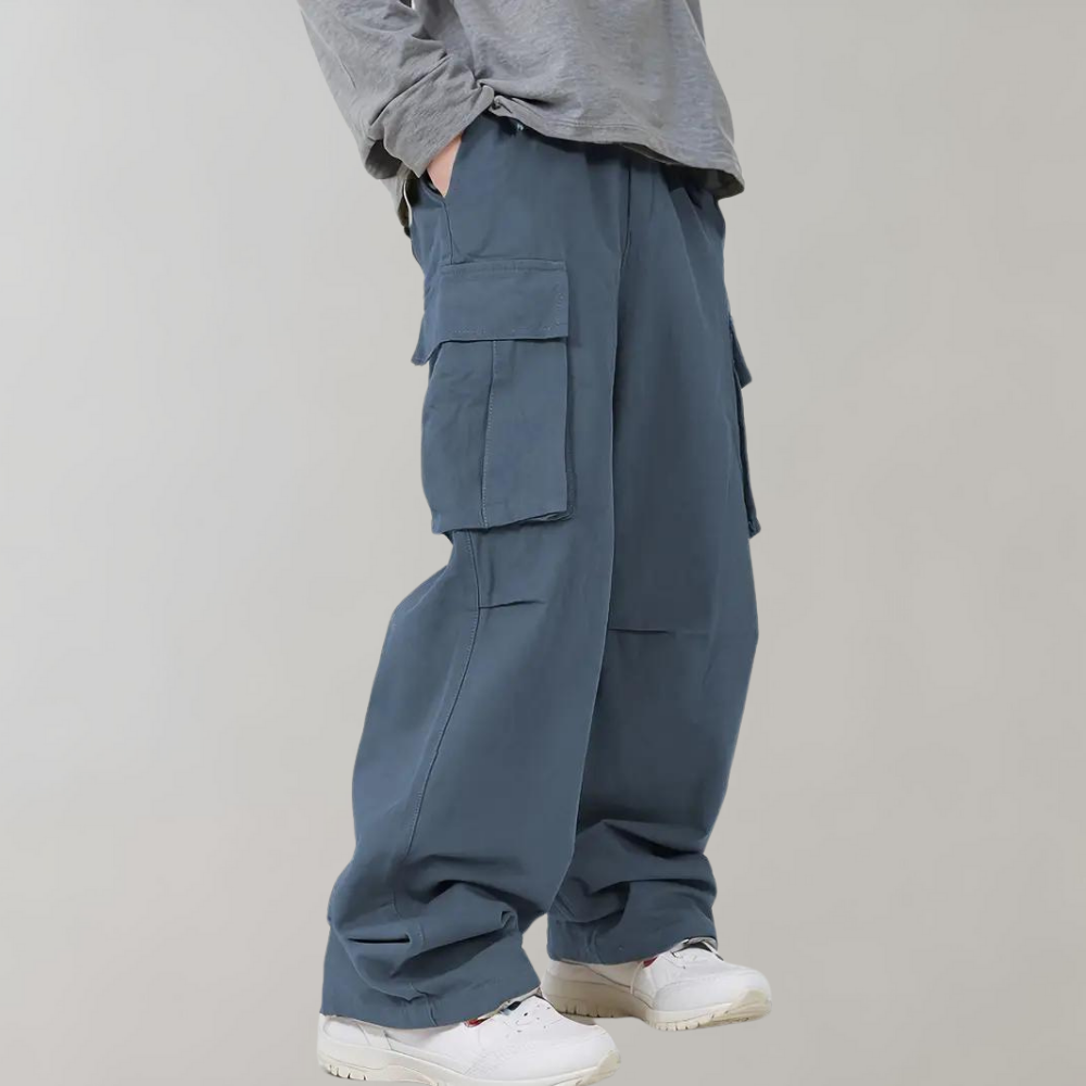 Cargohosen | Loose Fit | Wide Leg | Baggy Pants | Herrenhosen-Chaps Herrenmode