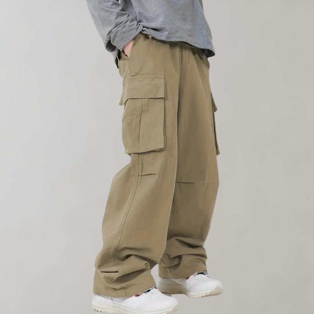 Cargohosen | Loose Fit | Wide Leg | Baggy Pants | Herrenhosen-Chaps Herrenmode