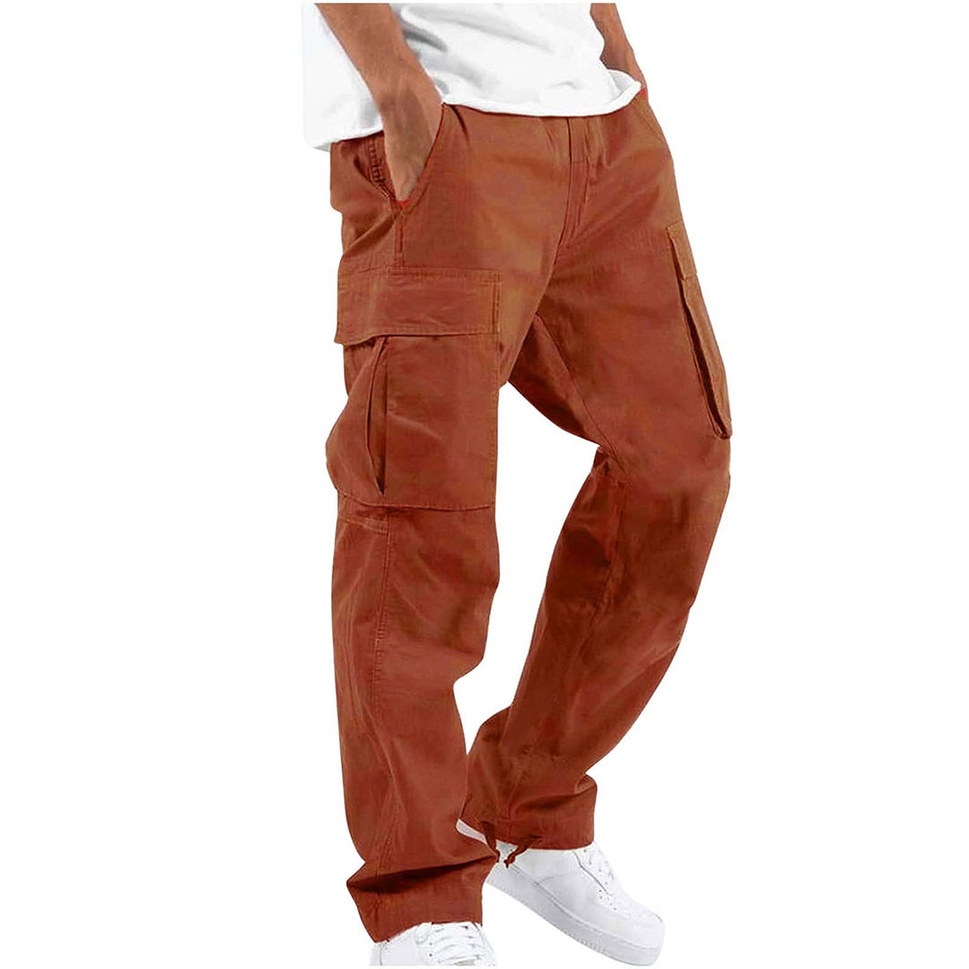 Cargohosen – lässig – gerade geschnittenes Bein – Cargojogginghosen – Herrenhosen-Chaps Herrenmode