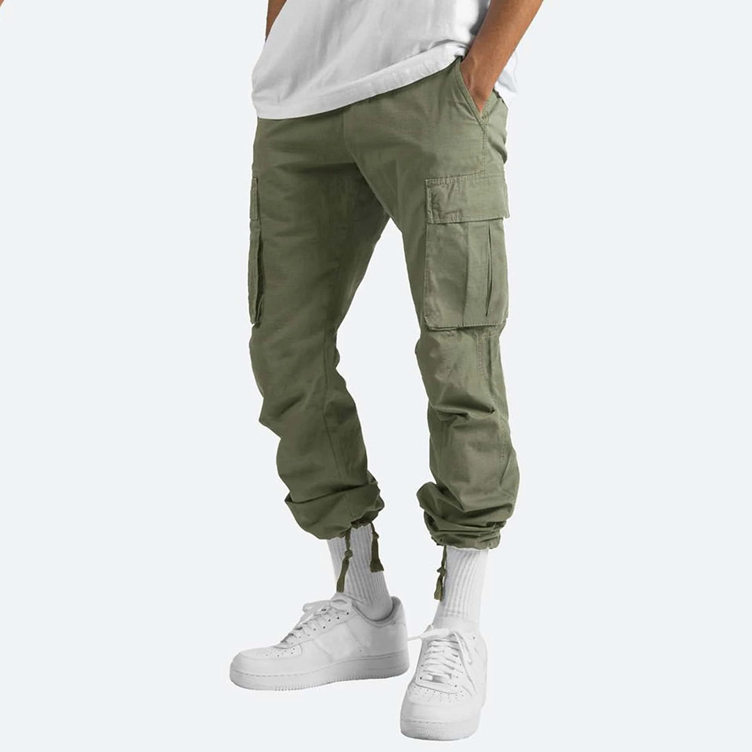 Cargohosen – lässig – gerade geschnittenes Bein – Cargojogginghosen – Herrenhosen-Chaps Herrenmode