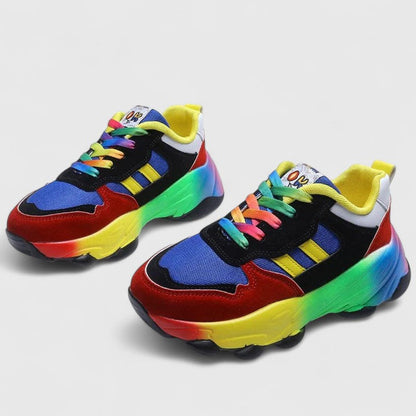 Damen Sneaker Frühling Chunky Modisch Sportlich