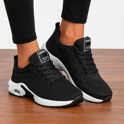 Damen Sneaker Leicht Luftpolster Komfort Schuhe - BerlinGlamour