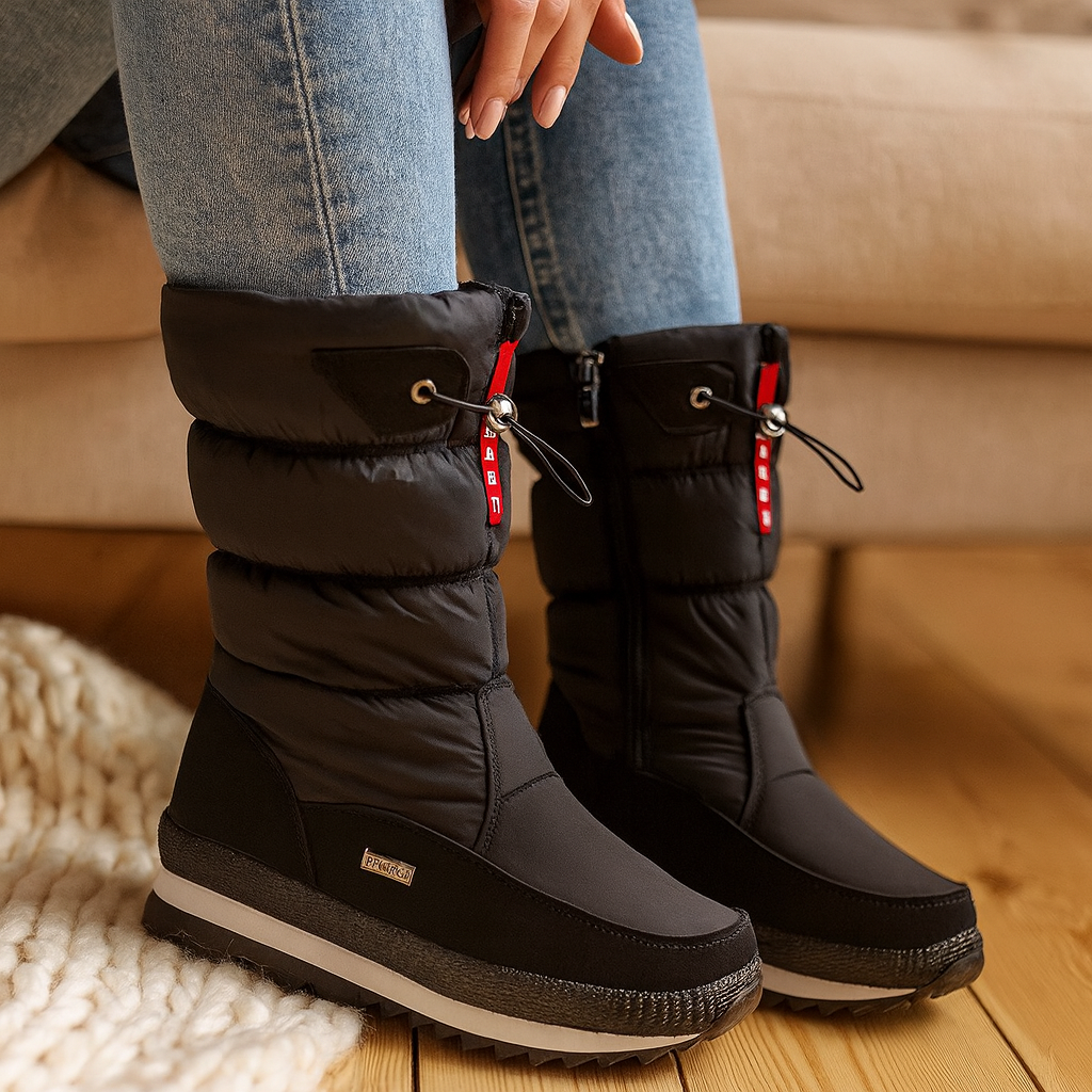 Wasserdichte Winterstiefel Damen Warm Thermaguard - BerlinGlamour