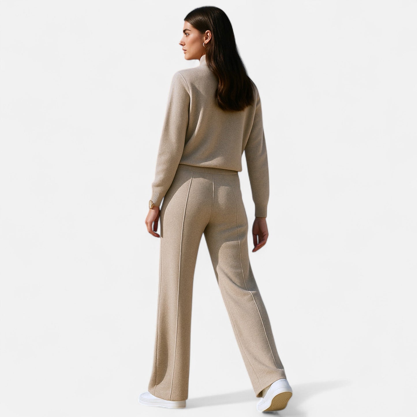 Damen Loungehose Bequem Locker Geschnitten
