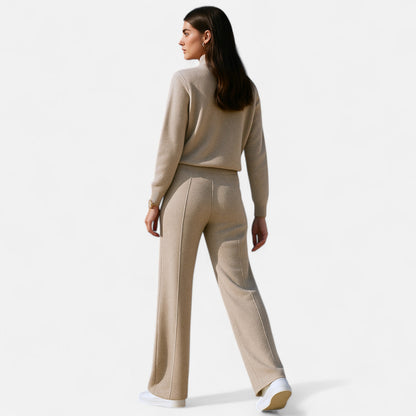 Damen Loungehose Bequem Locker Geschnitten