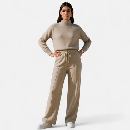Damen Loungehose Bequem Locker Geschnitten