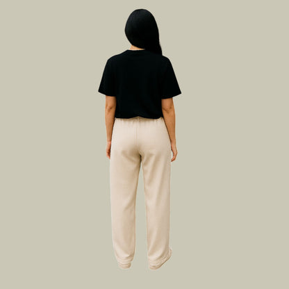 Bequeme Damen Strickhose Locker Geschnitten