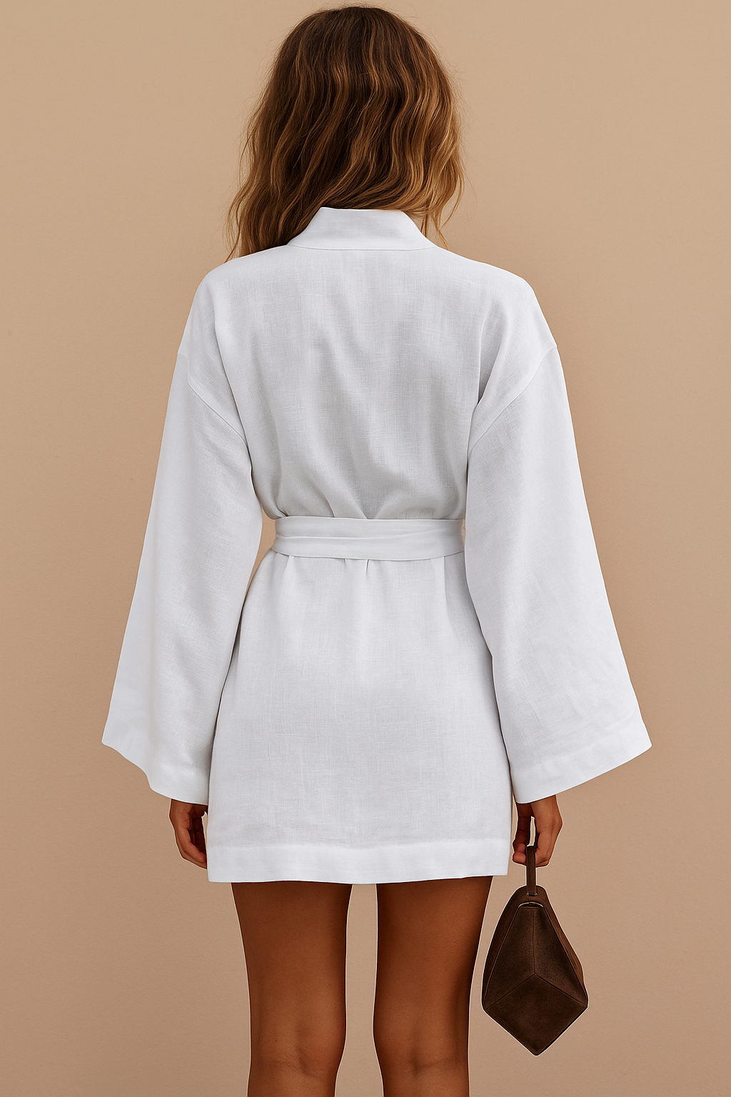 Luxus Kimono mit Gürtel Elegantes Abendkleid - BerlinGlamour