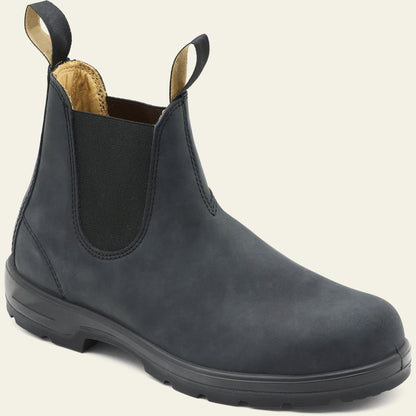 Chelsea Boots | Slip-On | Wasserdicht | Ankle Boots | Herrenstiefel-Grau-39-Chaps Herrenmode