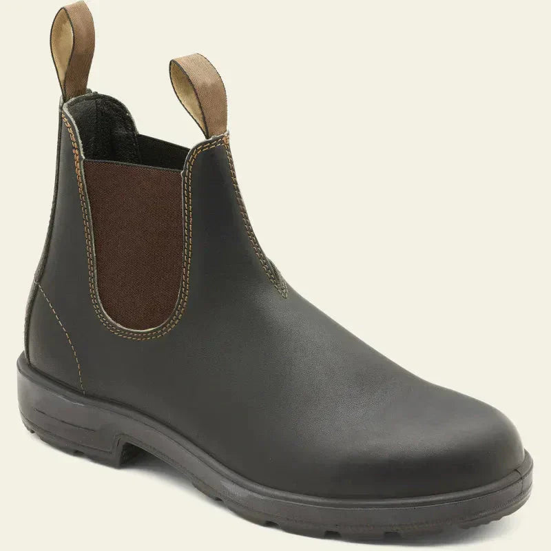 Herren Chelsea Stiefel Wasserdicht Schlupfstiefel Schwarz - BerlinGlamour