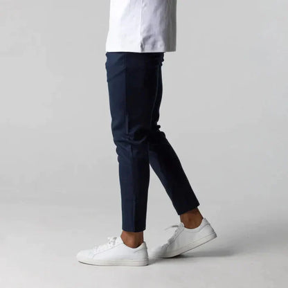 Chino-Hose | Elastische Taille | Stretch | Slim-Fit-Chinos | Herrenhose-Chaps Herrenmode