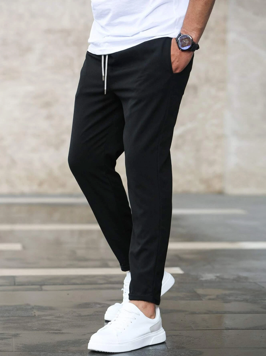 Chino Hose - Herren Casual Skinny Stretch Chino Hose-Chaps Herrenmode