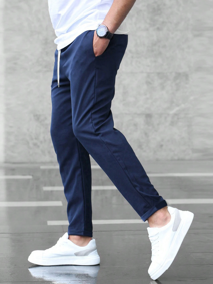 Chino Hose - Herren Casual Skinny Stretch Chino Hose-Chaps Herrenmode