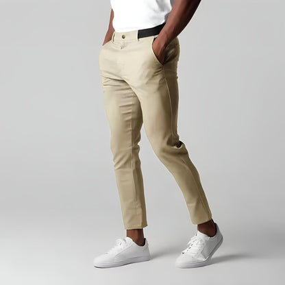 Herren Chinos Elastisch Stretch Skinny Hose - BerlinGlamour