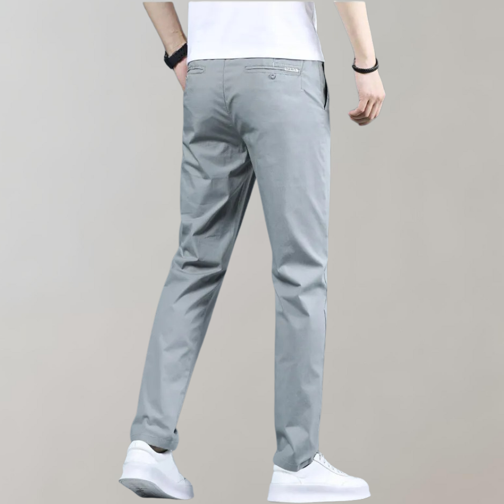 Chinos | Bequem | Elastische Taille | Stretch-Hose | Chino-Hose für Herren-Chaps Herrenmode
