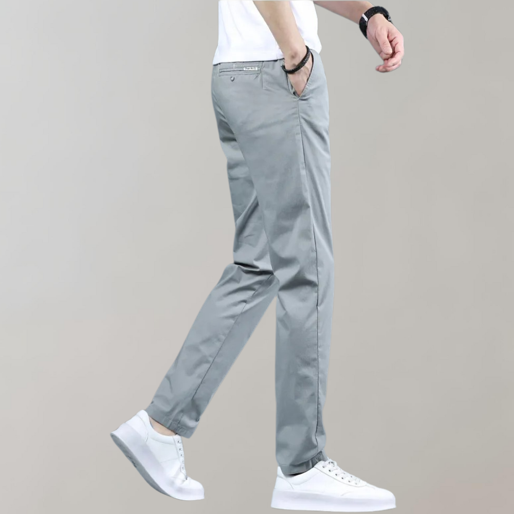 Chinos | Bequem | Elastische Taille | Stretch-Hose | Chino-Hose für Herren-Chaps Herrenmode
