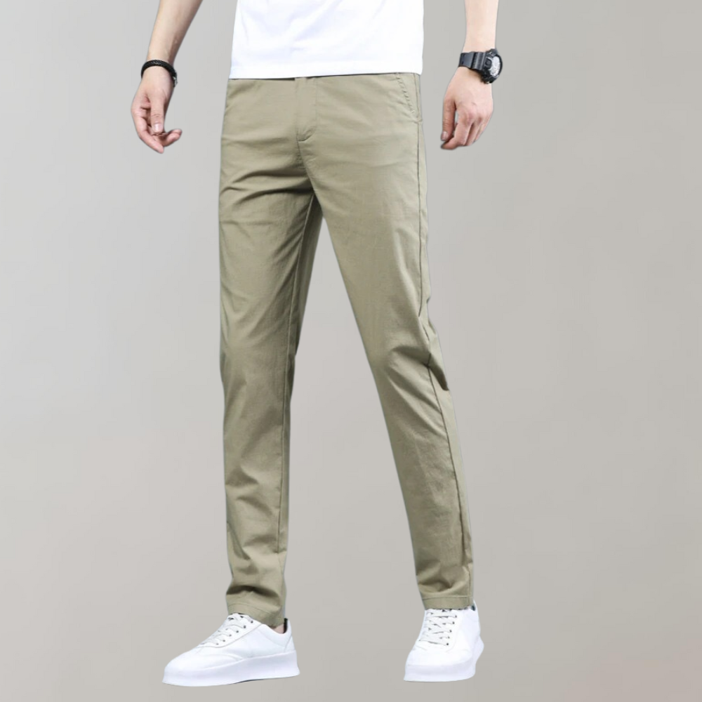 Chinos | Bequem | Elastische Taille | Stretch-Hose | Chino-Hose für Herren-Chaps Herrenmode