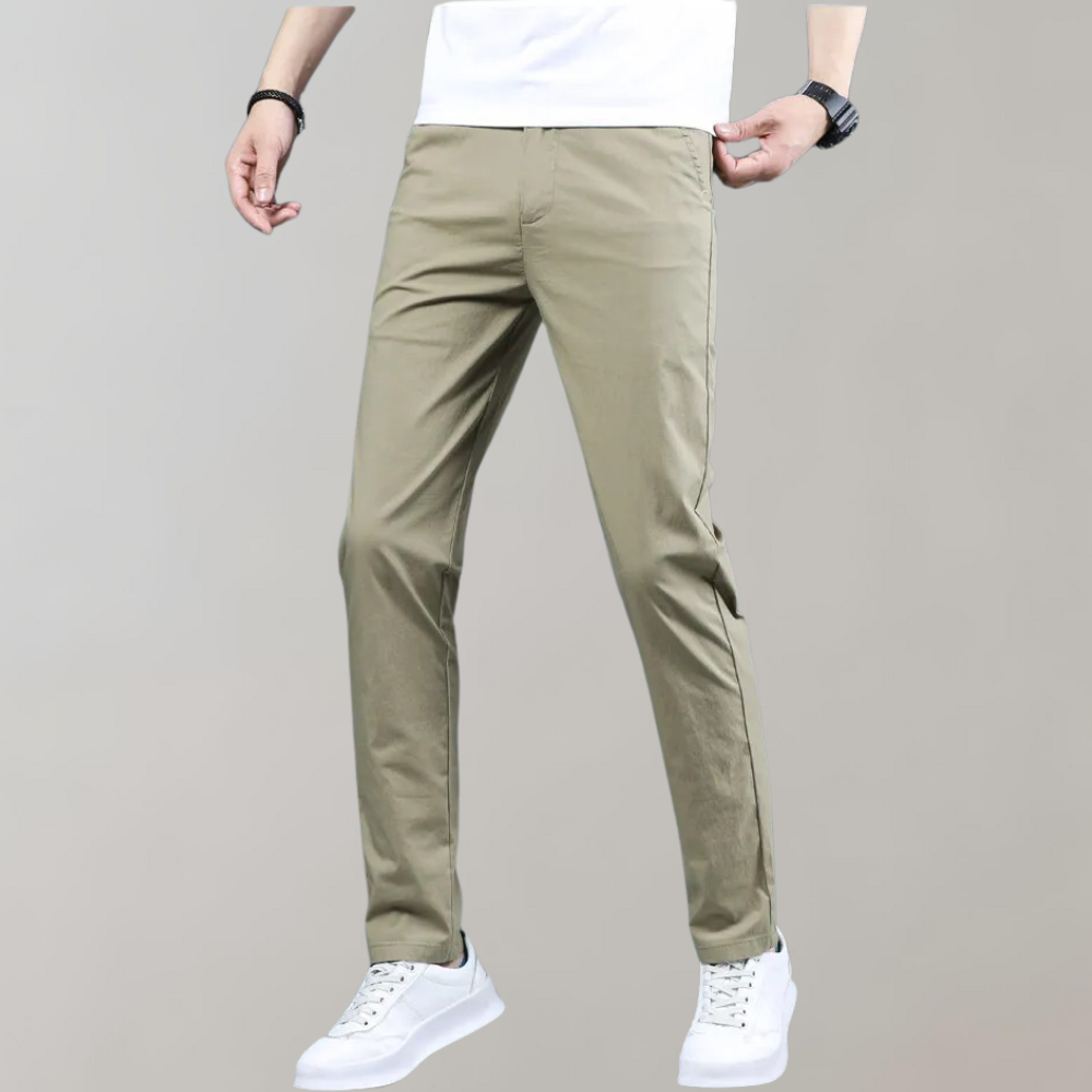 Chinos | Bequem | Elastische Taille | Stretch-Hose | Chino-Hose für Herren-Chaps Herrenmode