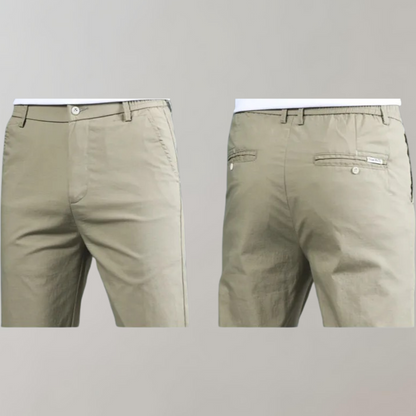 Chinos | Bequem | Elastische Taille | Stretch-Hose | Chino-Hose für Herren-Chaps Herrenmode