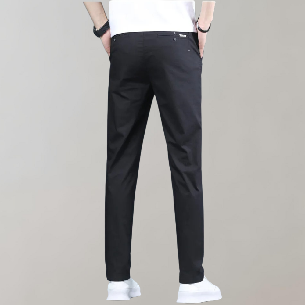 Chinos | Bequem | Elastische Taille | Stretch-Hose | Chino-Hose für Herren-Chaps Herrenmode