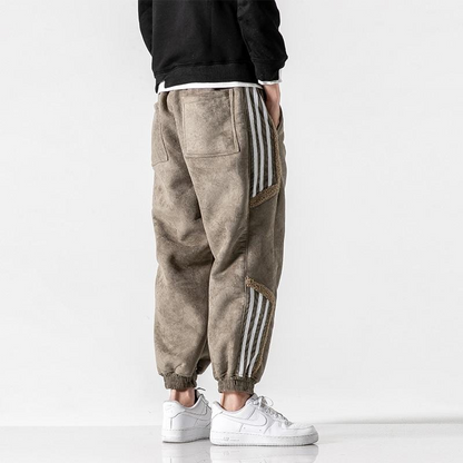 Herren Joggerhose Frühling Streetwear Mit Panels Modern