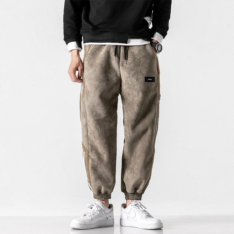Herren Joggerhose Frühling Streetwear Mit Panels Modern