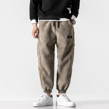 Herren Joggerhose Frühling Streetwear Mit Panels Modern