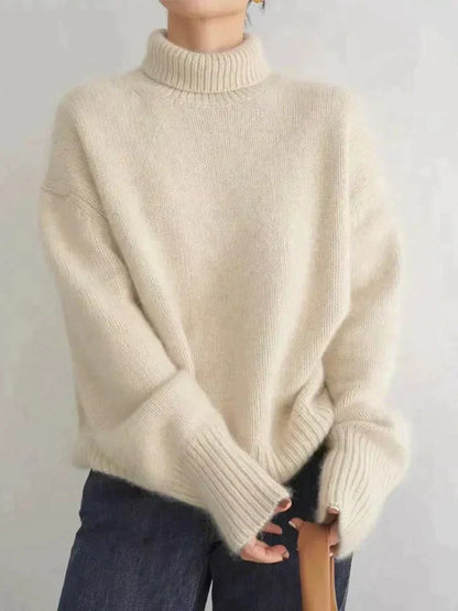 Weicher Rollkragenpullover Cashmere Damen - BerlinGlamour