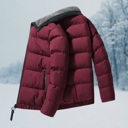 Herren Jacke Warm Kuschelig Modern