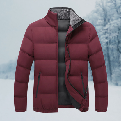 Herren Jacke Warm Kuschelig Modern
