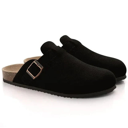 Herren Slipper Suede Elegante Komfortschuhe Braun
