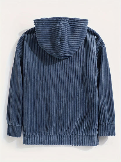 Cord Hoodie | Warm | Bequem | Pullover Hoodie | Herren Hoodie-Chaps Herrenmode