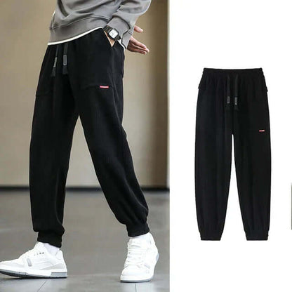 Herren Jogginghose Lockere Fit Kordelzug Bequem - BerlinGlamour