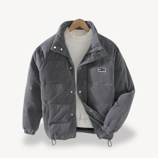 Cord-Pufferjacke für Herren | Loravelle 0