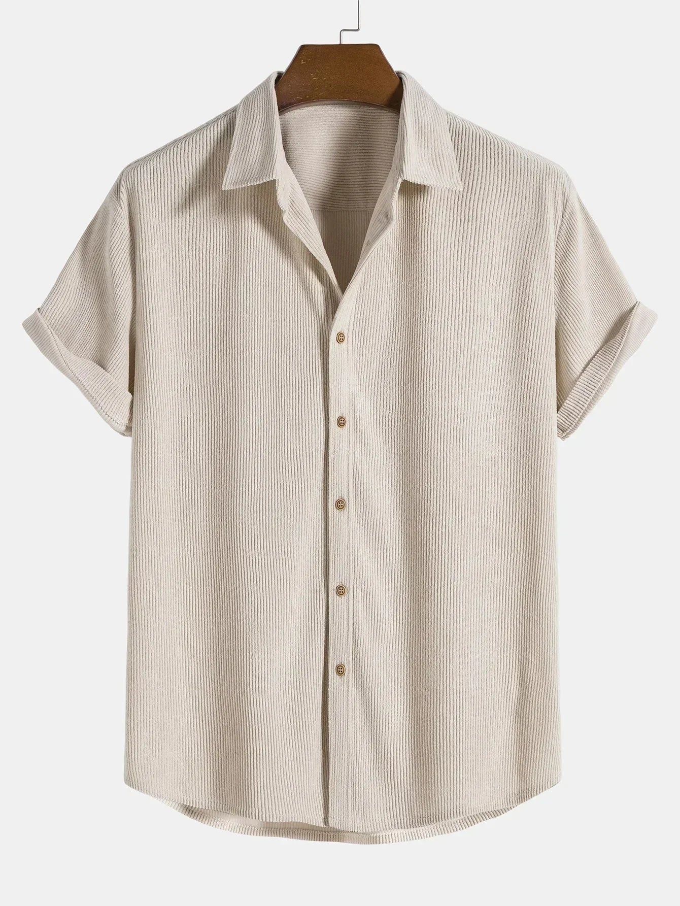 Herren Sommerhemd Kurzarm Button Down - BerlinGlamour