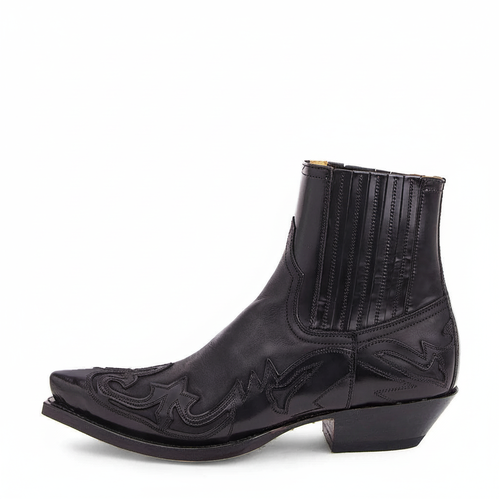 Leder Cowboy Stiefel Westernstil Damen