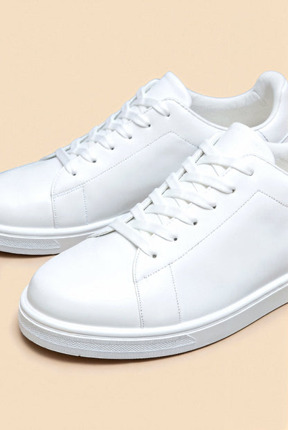 Weiße Sneaker Minimalistisch Elegante Schuhe