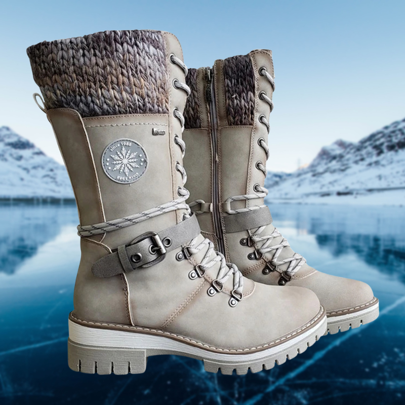 Damen Lederstiefel Winter Bequem & Stylisch - BerlinGlamour