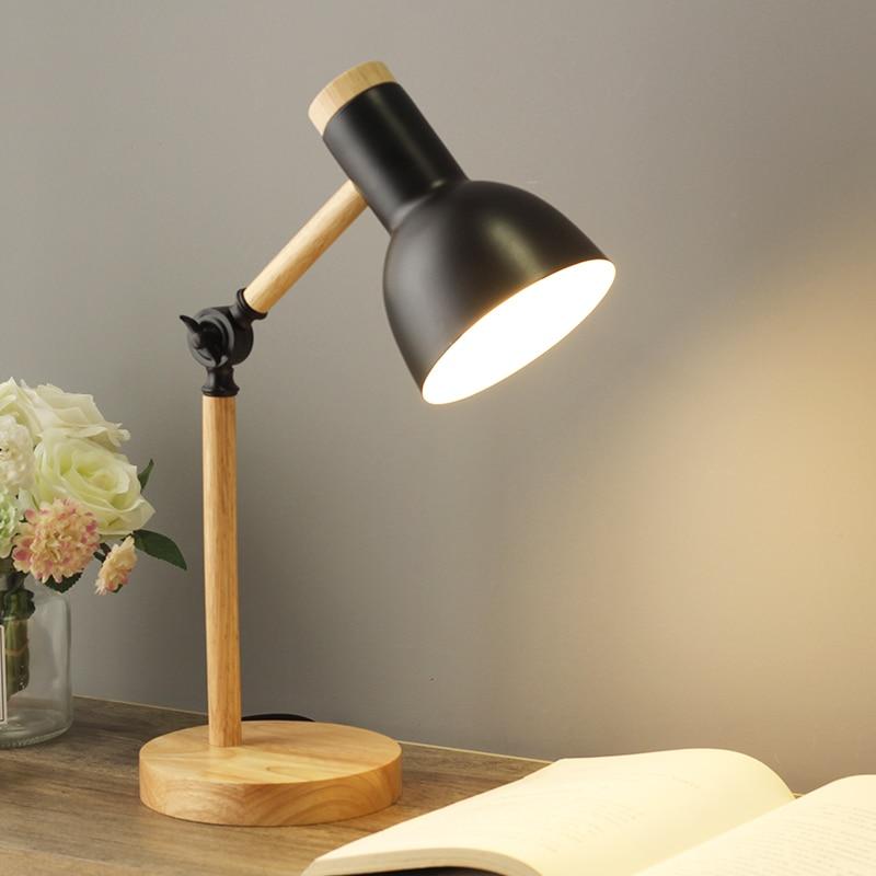 Moderne Tischlampe Holz Skandinavisch Minimalistisch
