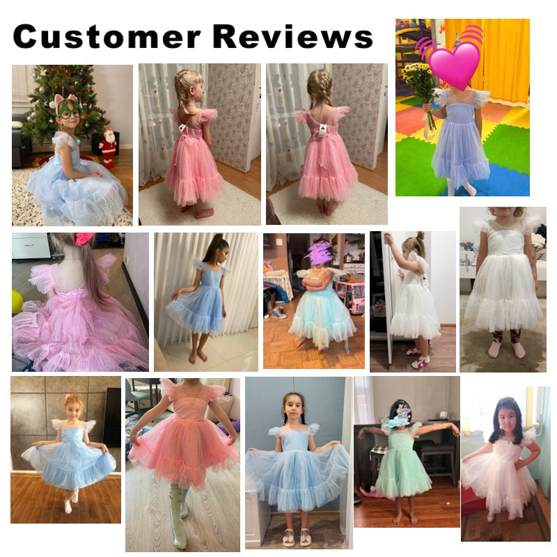 Kinderkleid Geburtstagskleid Sommer Prinzessin