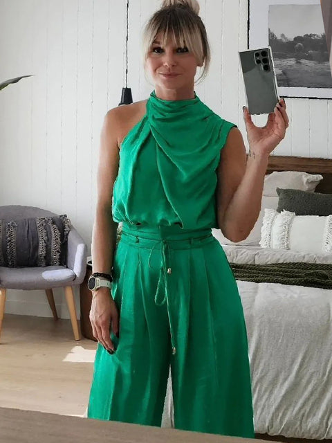 Frauen Hosenanzug Klassisch Zweiteilig Elegant