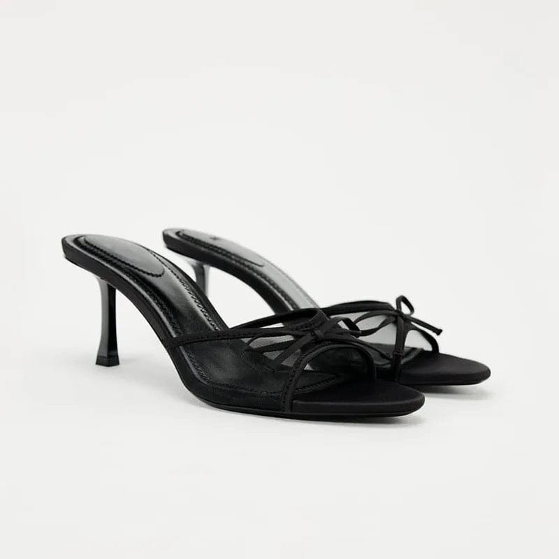 Schwarze Absätze Elegante Damen Schuhe Hochzeitsschuhe - BerlinGlamour